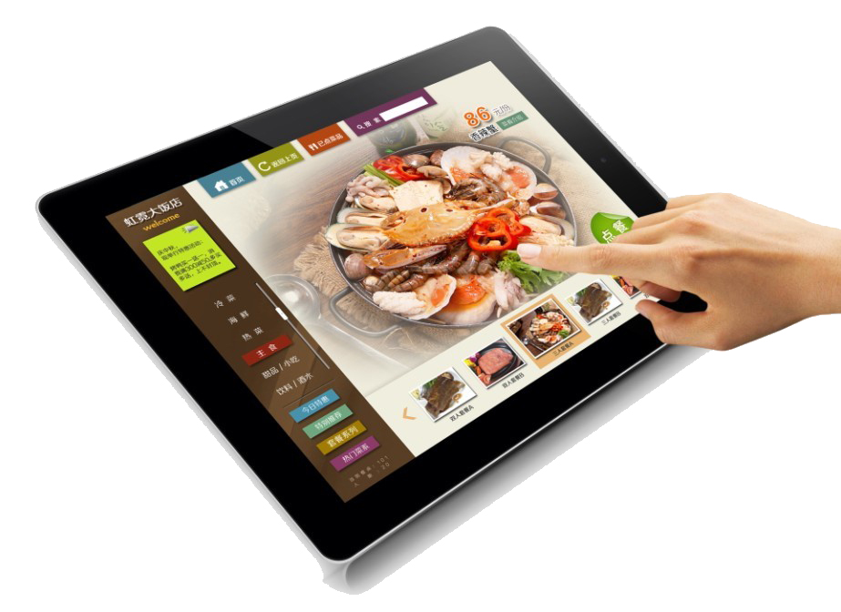 Tablet PC Android Digiteach Menu Digital Menu Android Tablet PC