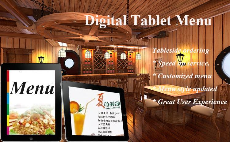 Tablet PC Android Digiteach Menu Digital Menu Android Tablet PC