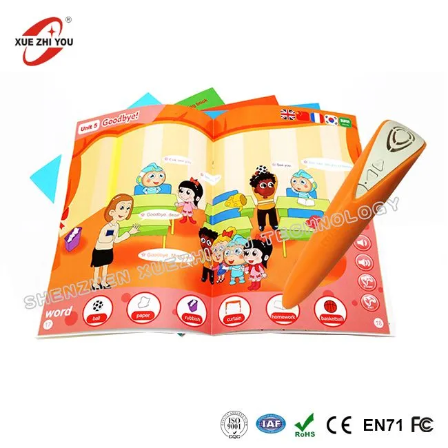 Digiteach 4GB Touch agus Léigh Amach Kids Ag Talking Pen Reader Learning Toy OEM ODM Glactha