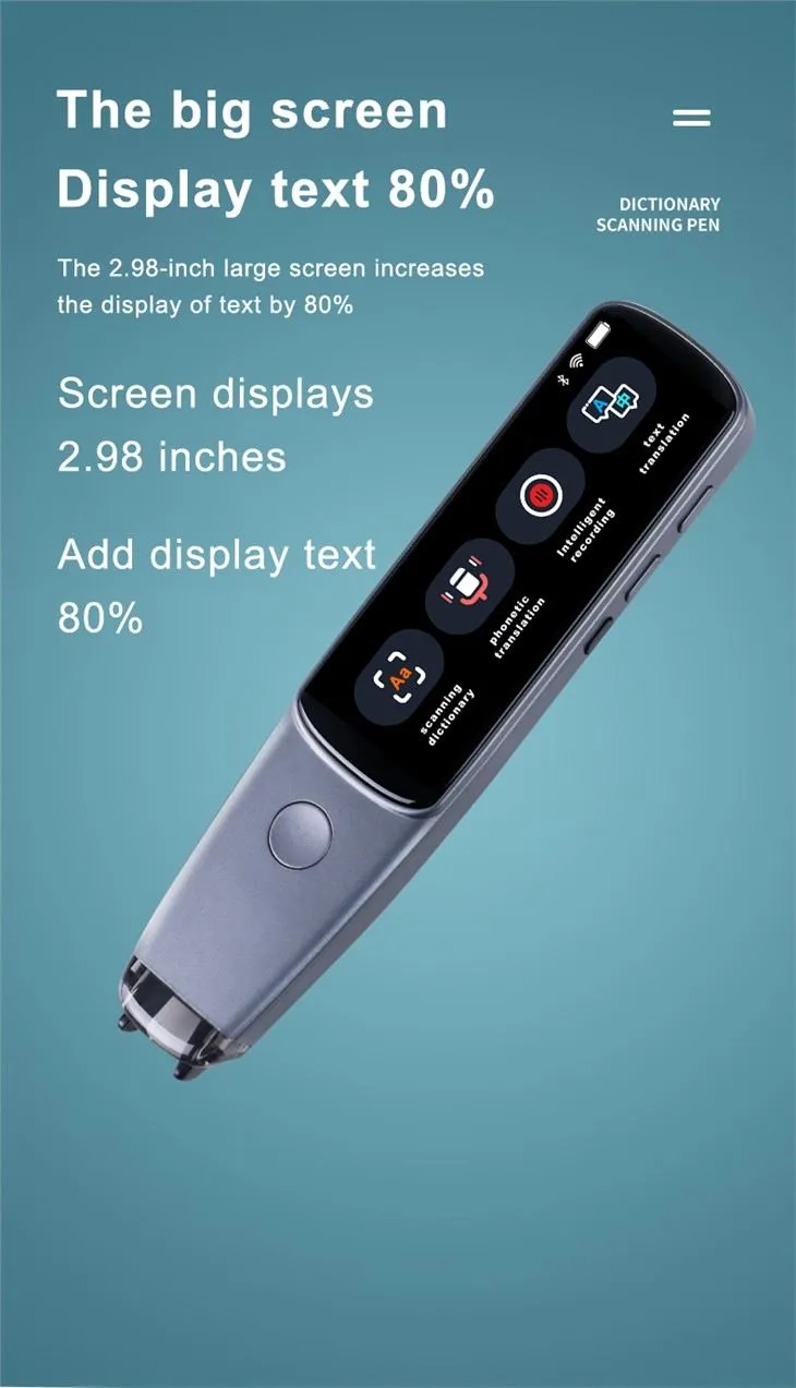 Peann Caint, PC Tablet, Peann Aistriúcháin Scan.